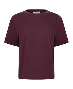 Dames T-shirt bordeaux