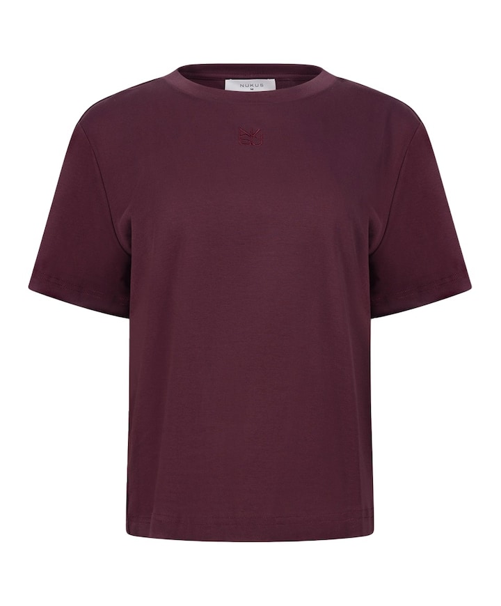 Dames T-shirt bordeaux