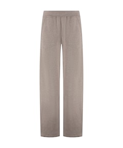 Jayden Wide Leg Jogger dames trainingsbroek bruin