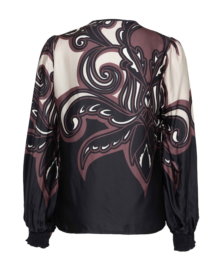 Dames blouse bordeaux