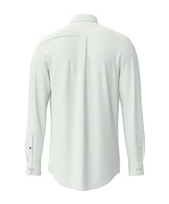 Heren overhemd lange mouw groen