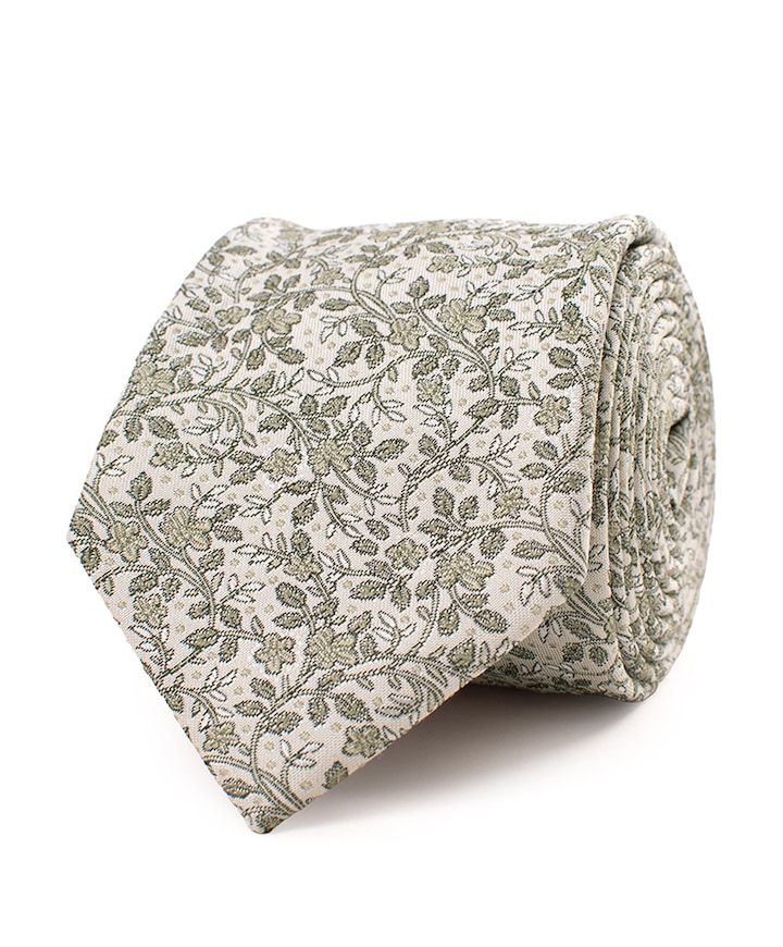 Heren stropdas groen