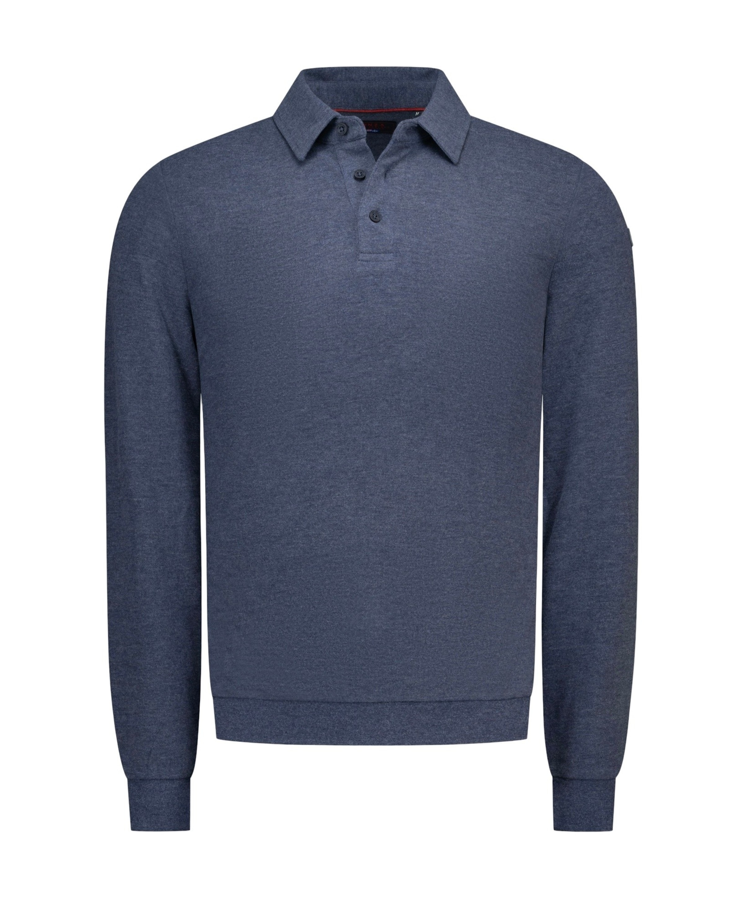Heren polo blauw