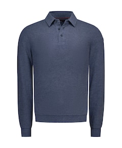 Heren polo blauw