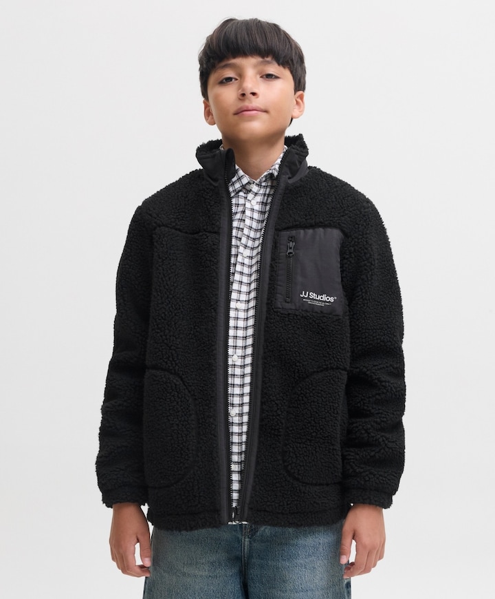 Jongens vest zwart