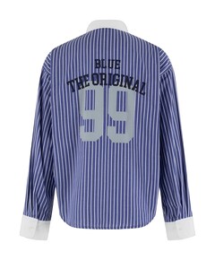 Dames blouse blauw