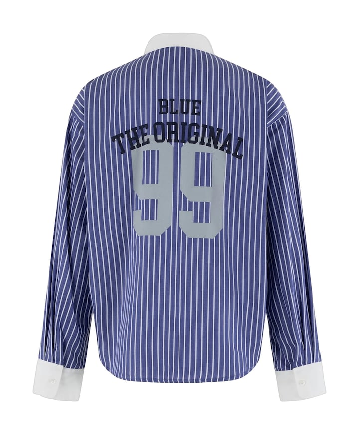 Dames blouse blauw