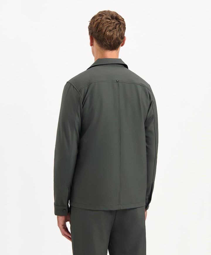 Overhemd lange mouw groen