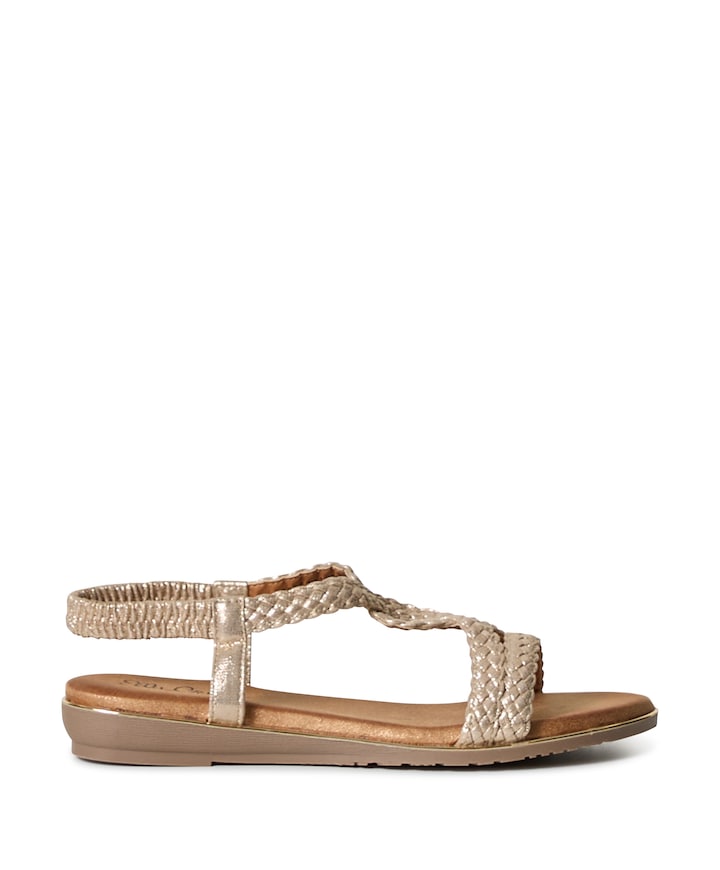 Rhune  dames sandalen goud