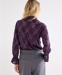 Dames blouse paars