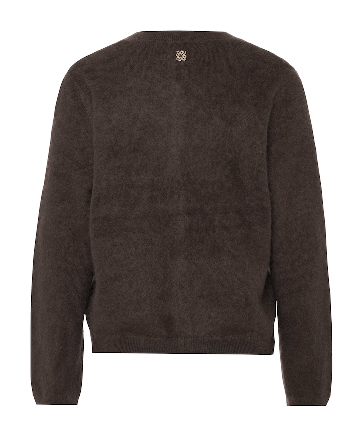 Dames vest bruin