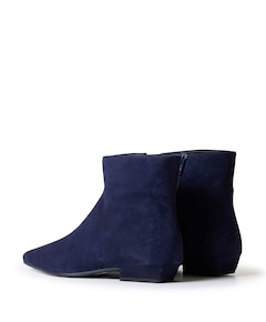dames enkellaarzen blauw