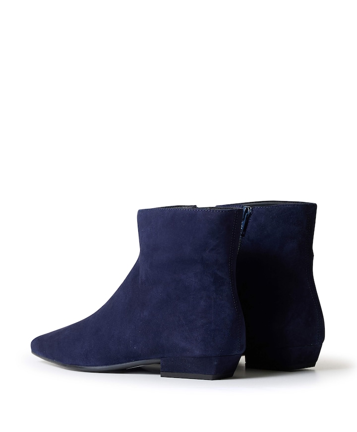 dames enkellaarzen blauw