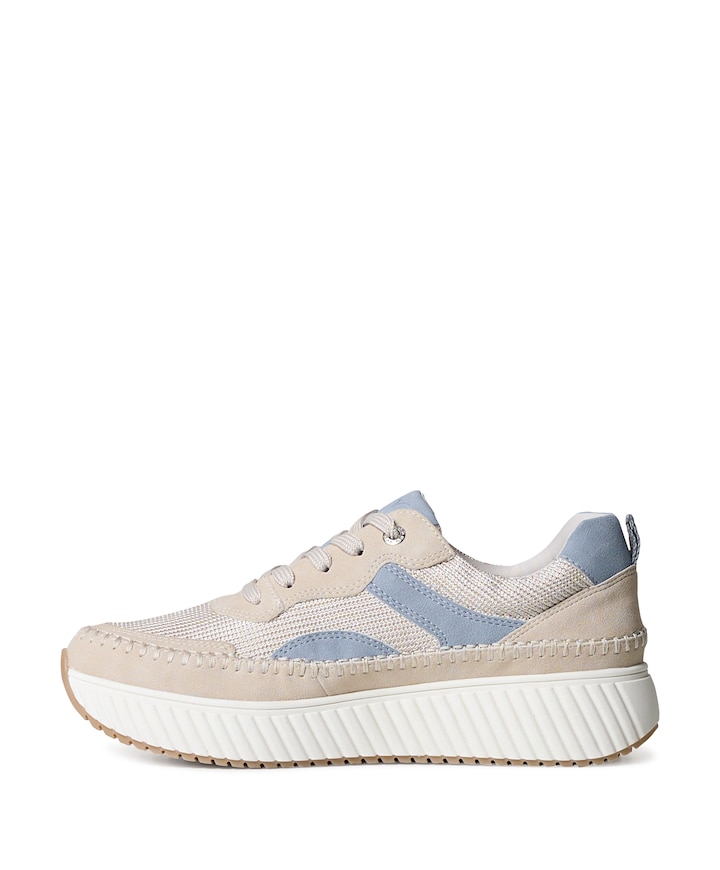 Women Lace-up dames sneakers beige