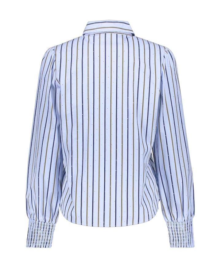 Dames blouse blauw