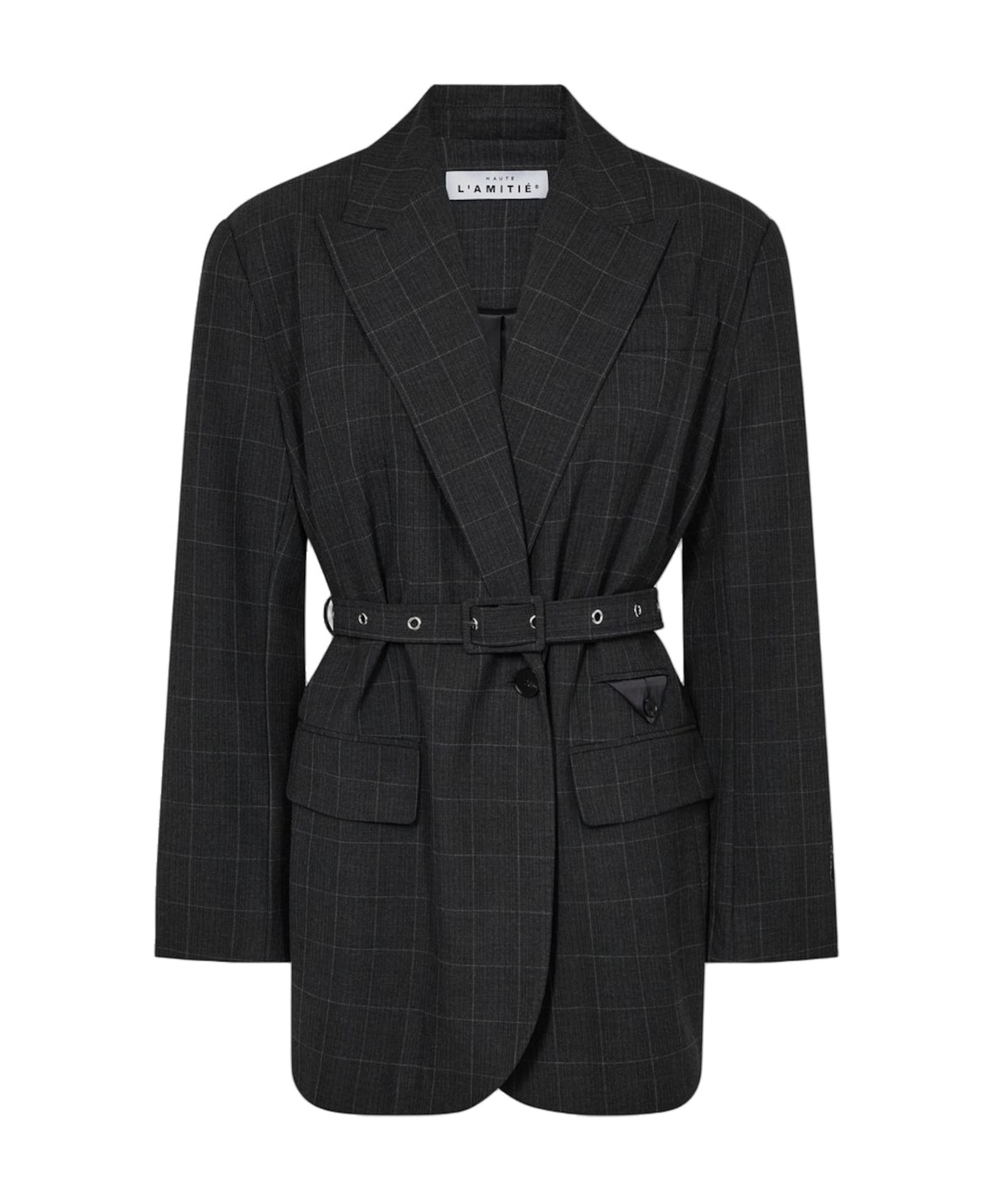Dames blazer grijs