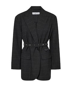 Dames blazer grijs