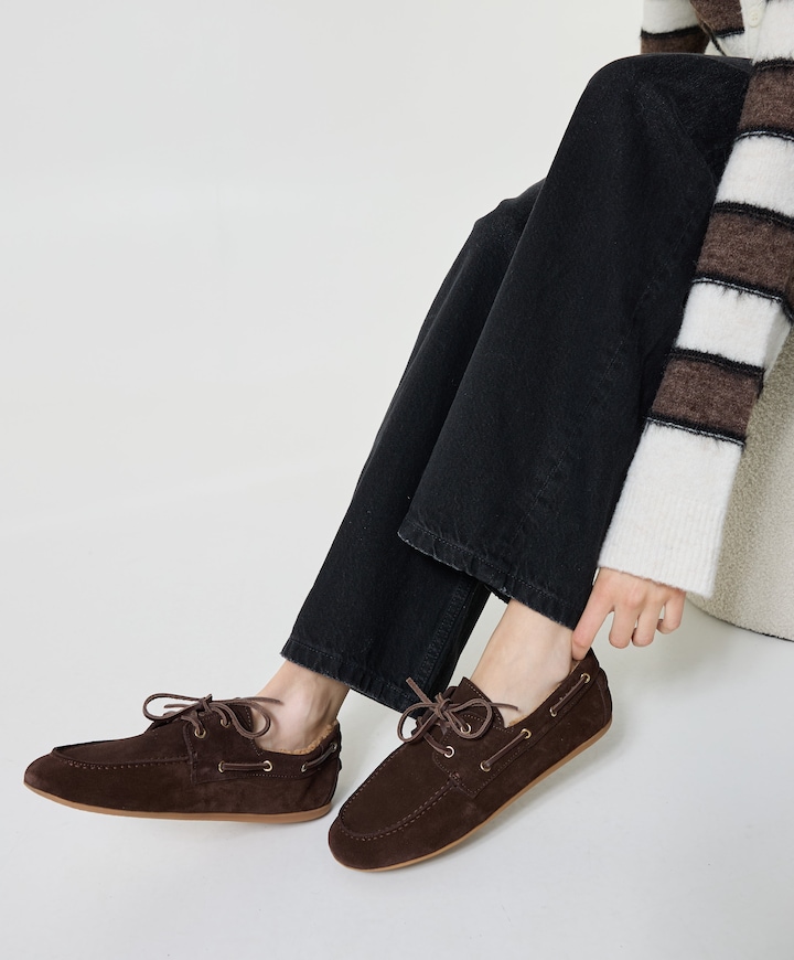 dames loafers bruin