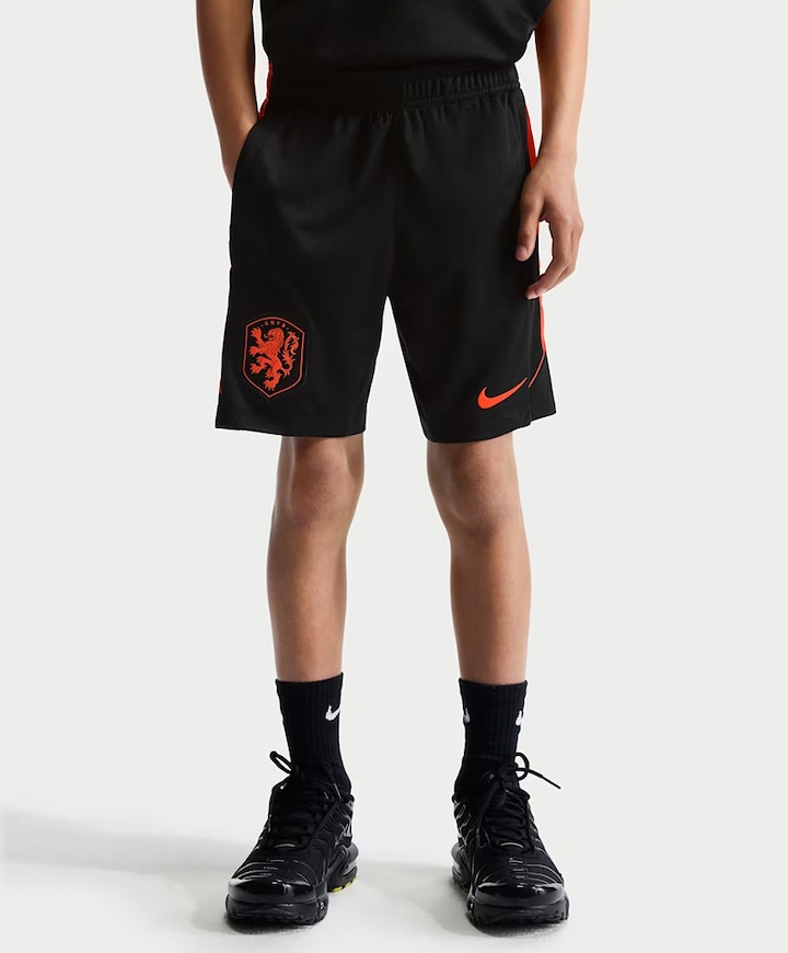 Knvb Y Nk Df Strk Kz jongens shorts zwart