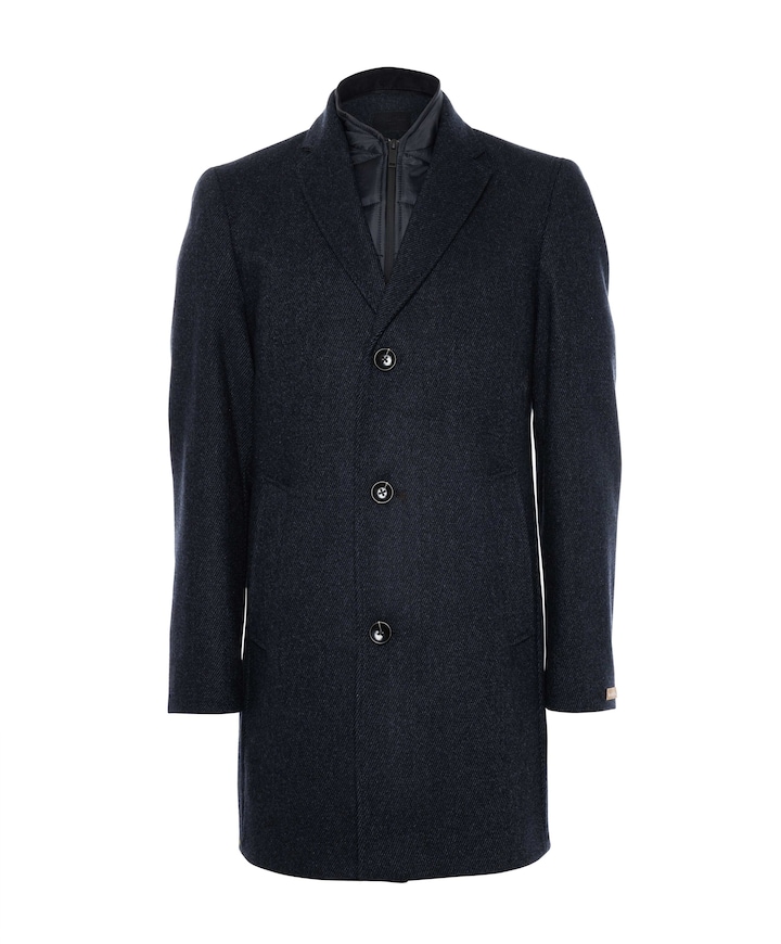 Heren jas blauw
