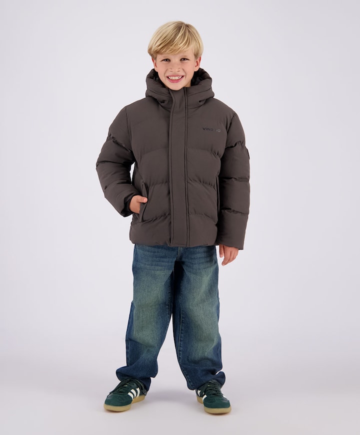 Jongens jas bruin