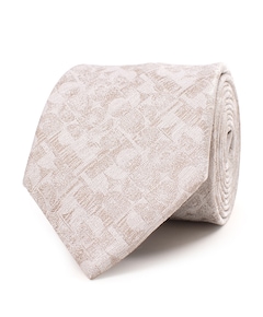 Heren stropdas beige