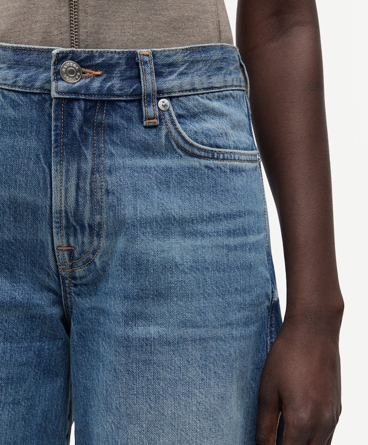 SAHARPO 16141 dames jeans blauw