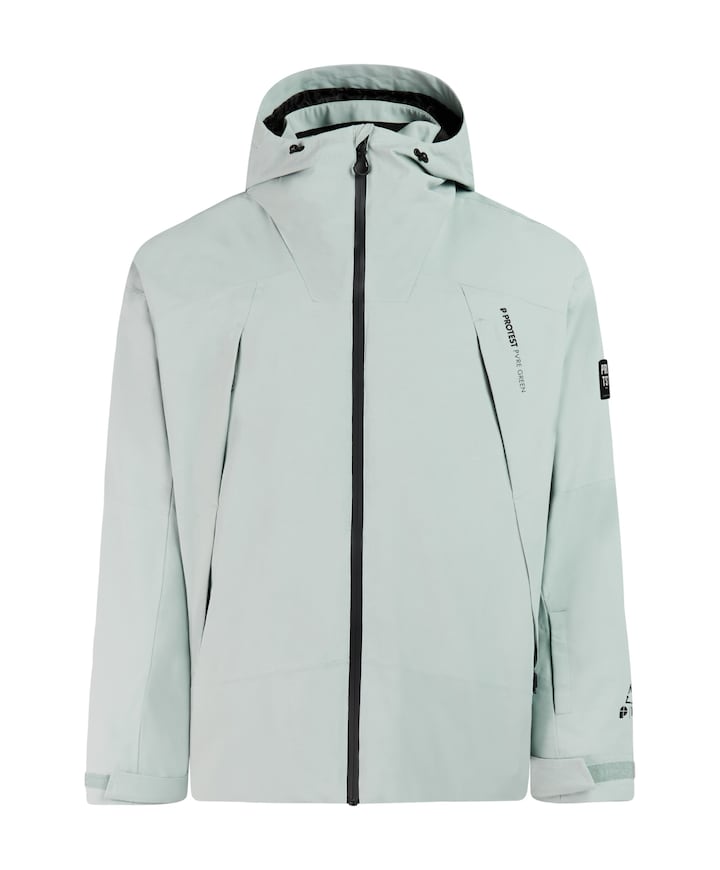 Heren ski-jas grijs