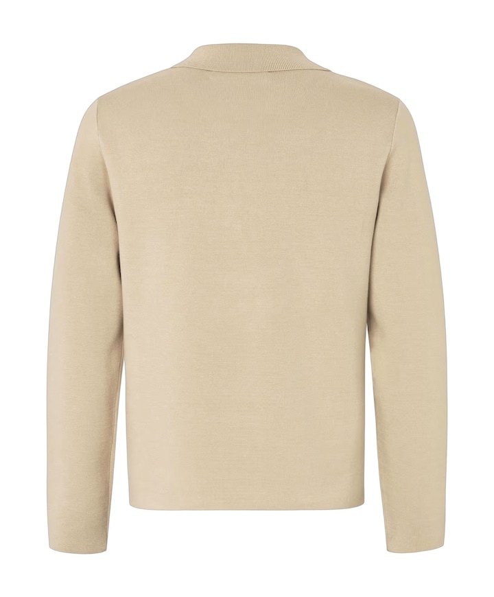 Heren polo beige
