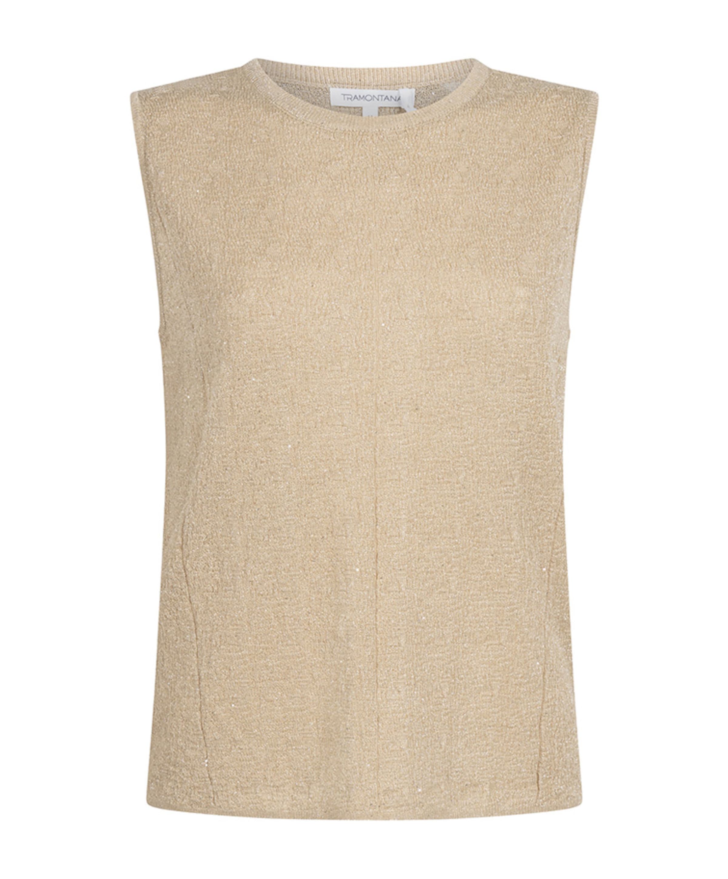 Dames top beige