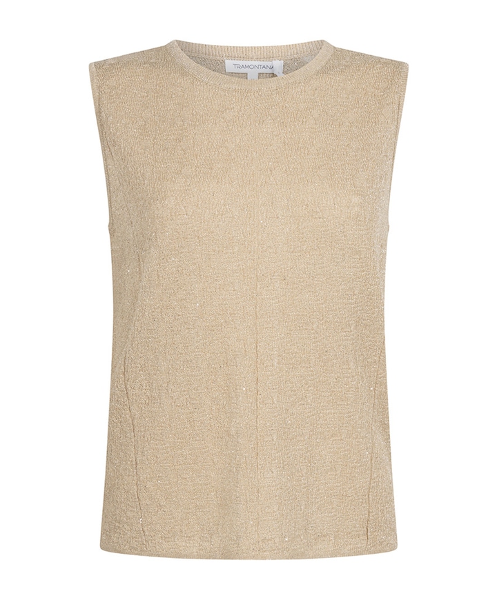 Dames top beige