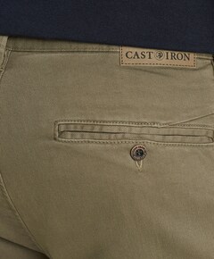 CHINO SLUB STRETCH heren broek groen