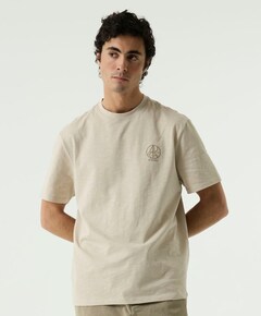 Heren T-shirt beige