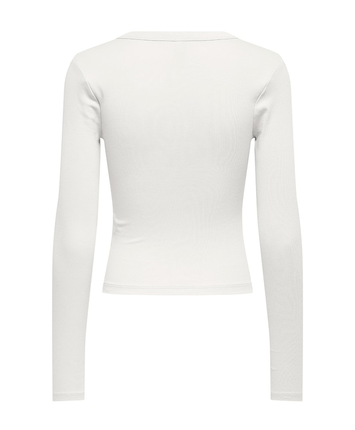 Dames longsleeve ecru