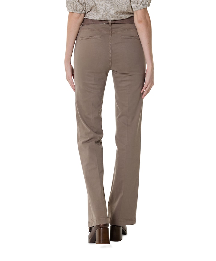 Pull On Slim broek beige