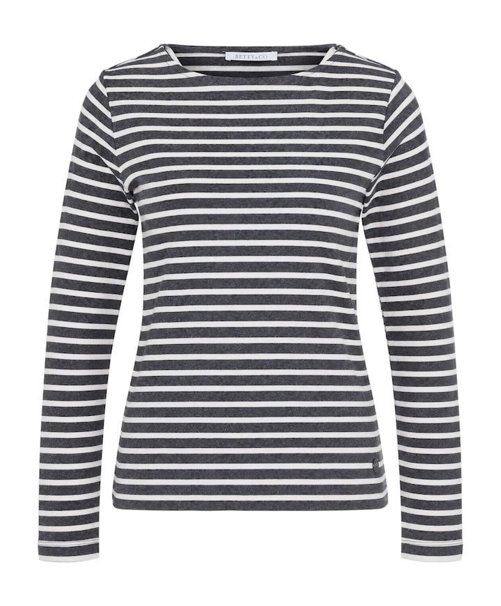 Dames longsleeve grijs