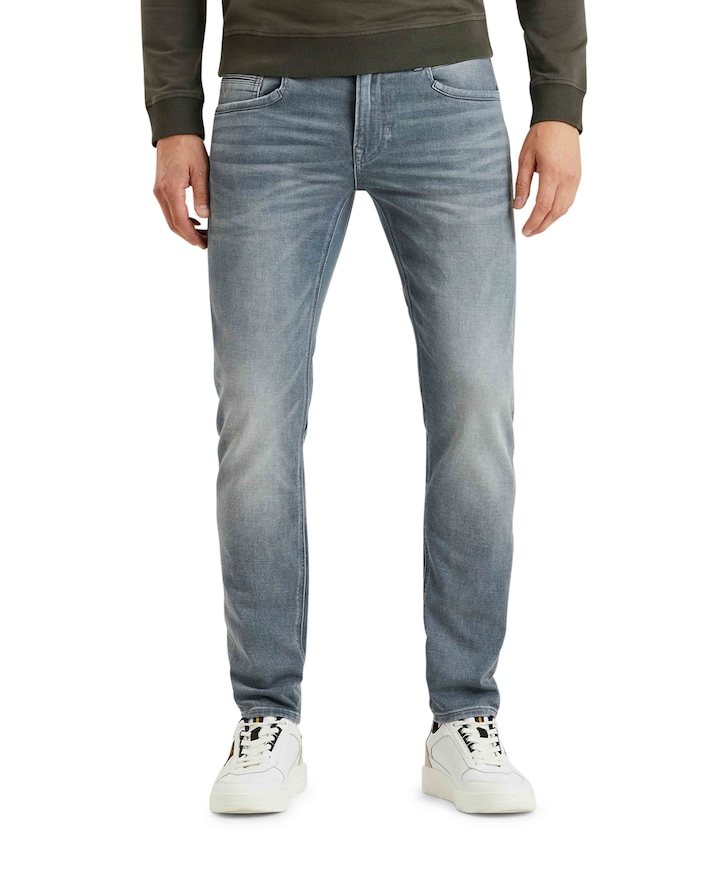 TAILWHEEL LIGHT GREY MID heren jeans grijs