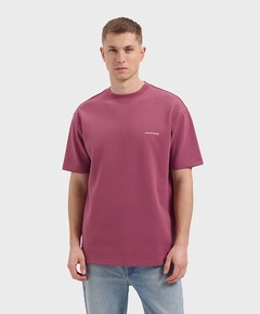 Heren t-shirt bordeaux
