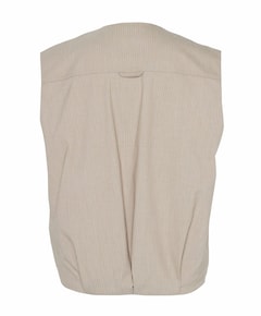 Dames gilet beige