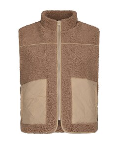 Dames gilet bruin