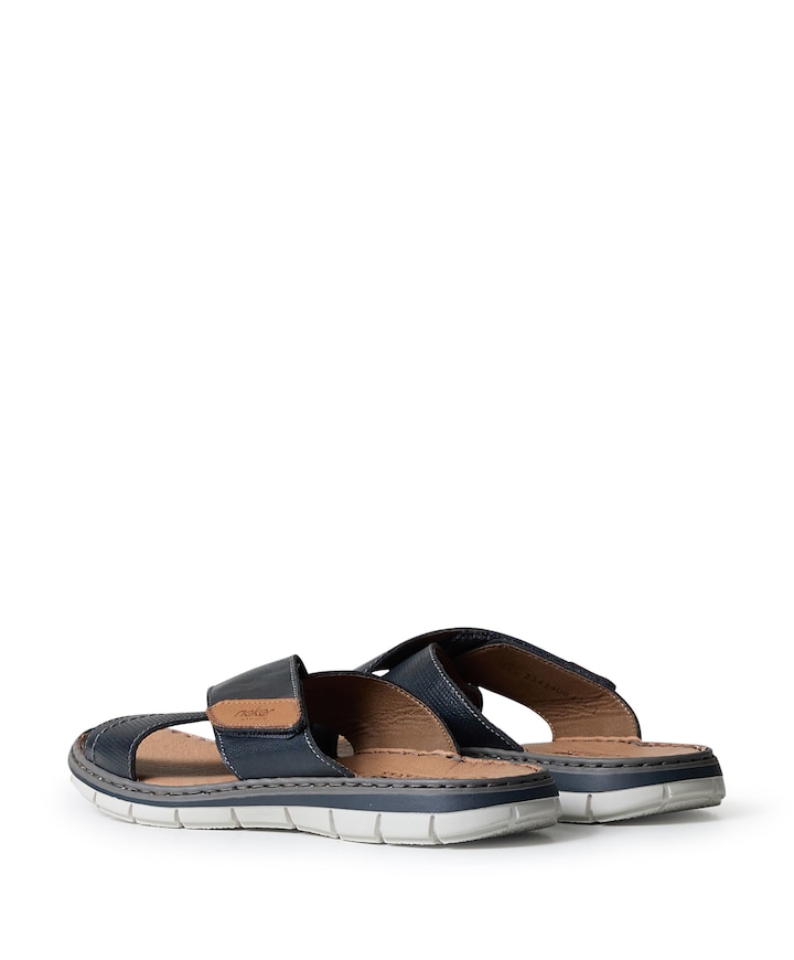 heren slippers blauw