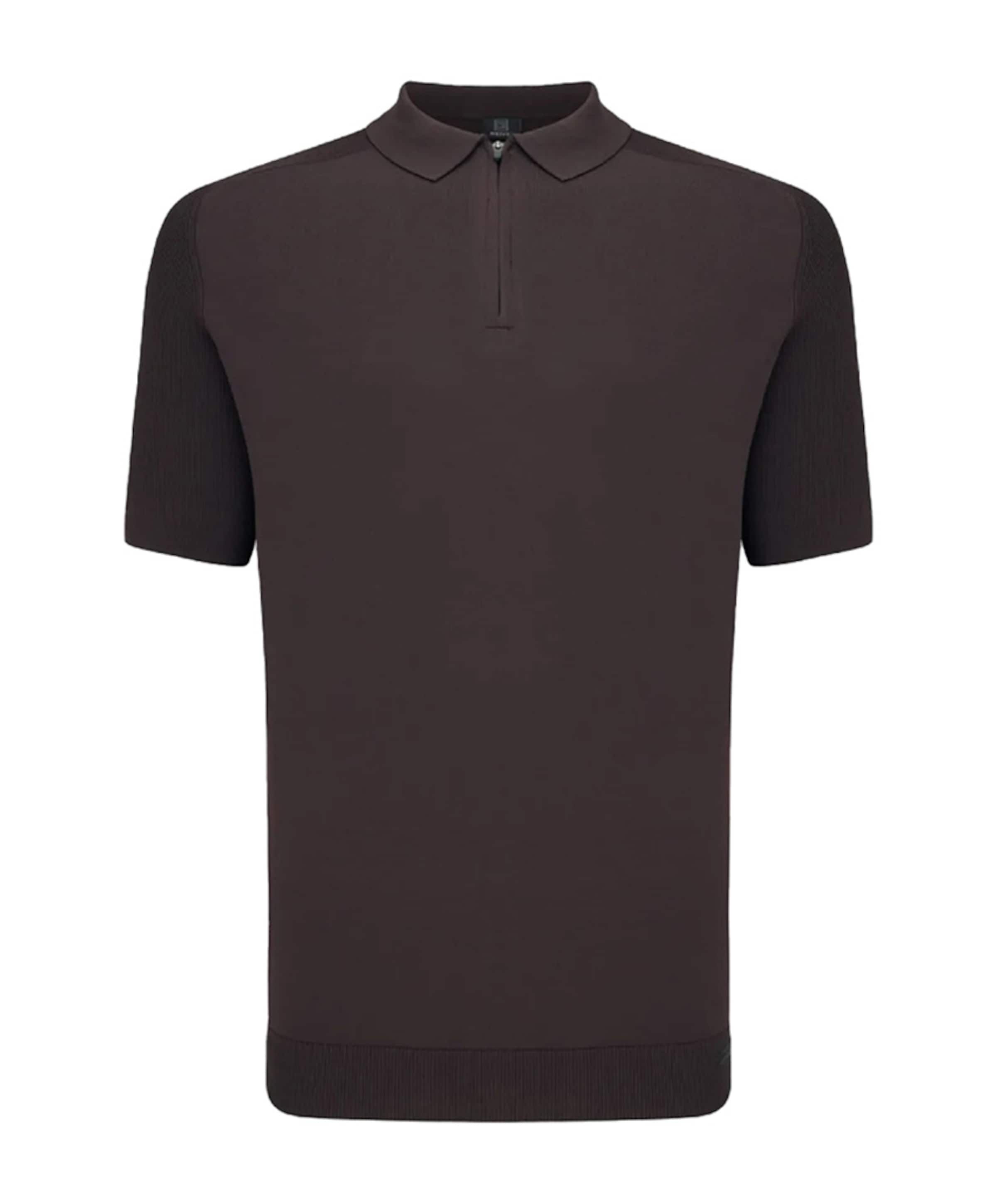 Heren polo bruin