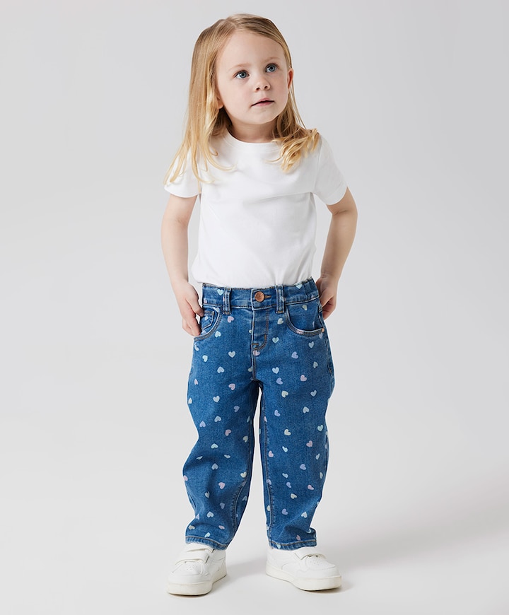 NMFBELLA MOM SHAPED 3555-ON F jeans blauw