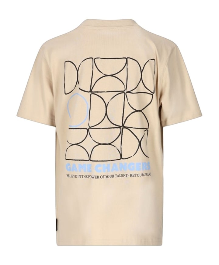 Jongens T-shirt ecru