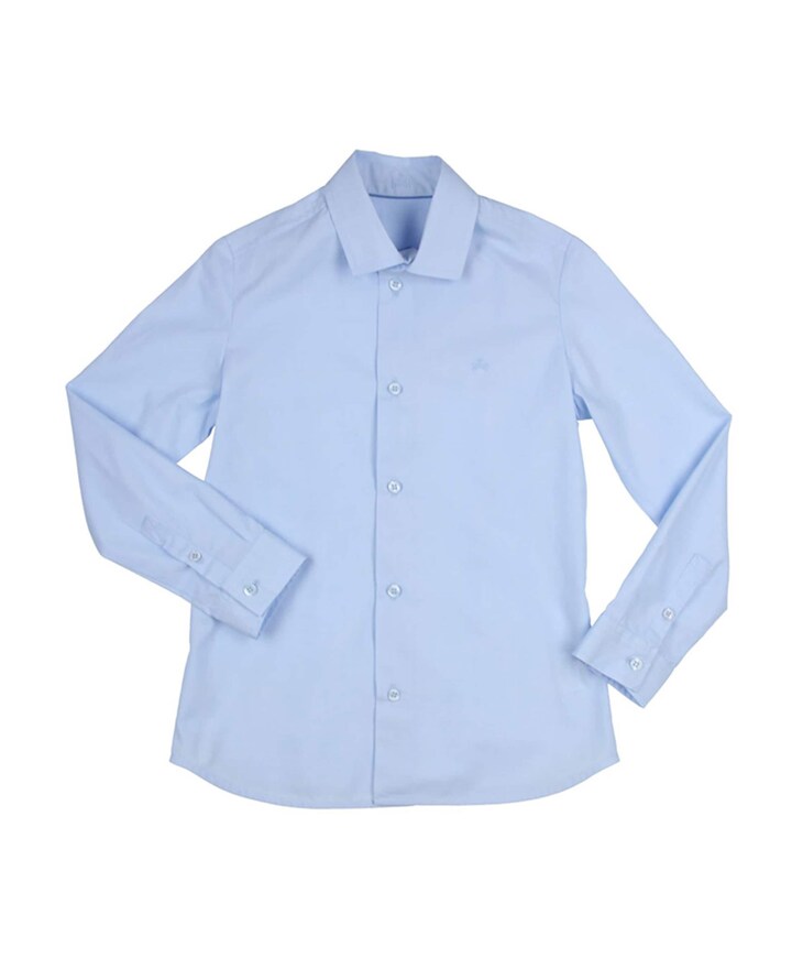 Overhemd lange mouw blauw