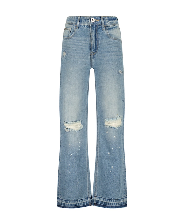 Cato Damage jeans blauw