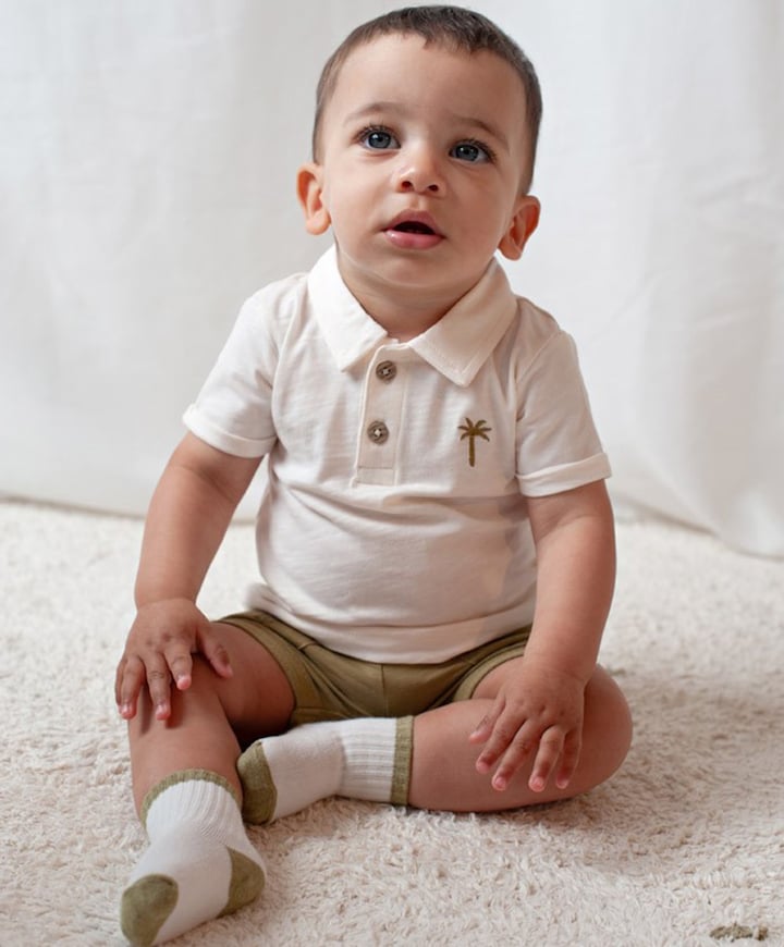 Jongens T-shirt ecru