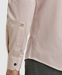 Heren overhemd lange mouw roze