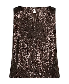 Dames top bruin