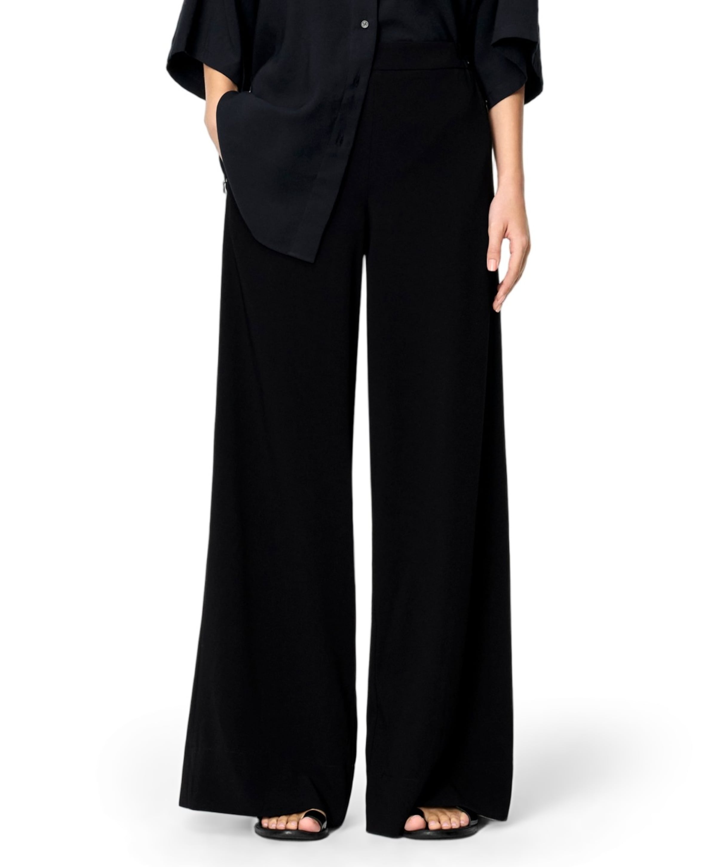 CORALIE dames pantalon zwart